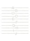 EDBLAD - LETTER BRACELET SPARKLE A-Ö SILVER EDBLAD - LETTER BRACELET SPARKLE A-Ö SILVER