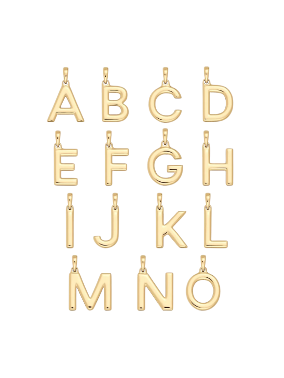 EDBLAD - INITAL A-Ö CHARM GOLD EDBLAD - INITAL A-Ö CHARM GOLD