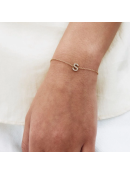 EDBLAD - LETTER BRACELET SPARKLE A-Ö GOLD EDBLAD - LETTER BRACELET SPARKLE A-Ö GOLD