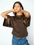 Mos Mosh - MMLELA O-SS SATIN SWEATSHIRT Mos Mosh - MMLELA O-SS SATIN SWEATSHIRT