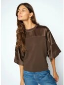 Mos Mosh - MMLELA O-SS SATIN SWEATSHIRT Mos Mosh - MMLELA O-SS SATIN SWEATSHIRT