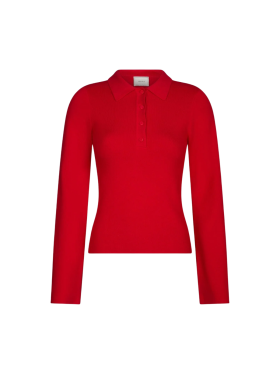 Neo Noir - FANNYA LS SOLID KNIT POLO