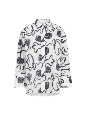 Co`Couture - ELRICCC FLOWER LS SHIRT