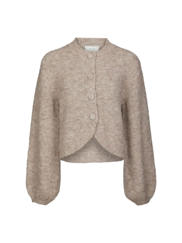 Neo Noir - GIO FLUFFY KNIT CARDIGAN Neo Noir - GIO FLUFFY KNIT CARDIGAN