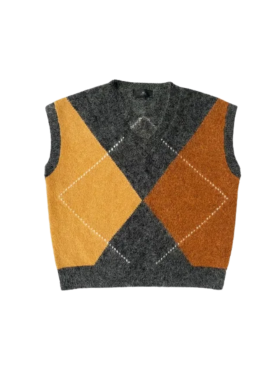 WITH BLACK - WBLVENUS HARLEKIN WAISTCOAT