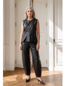 TAKTIL - AT-LILY LEATHER BARREL PANT