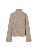 SECOND FEMALE - CROSETTE KNIT CARDIGAN SECOND FEMALE - CROSETTE KNIT CARDIGAN