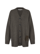 SECOND FEMALE - ALPHA KNIT MONOGRAM CARDIGAN SECOND FEMALE - ALPHA KNIT MONOGRAM CARDIGAN