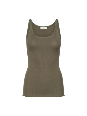 ROSEMUNDE - RWBELLE U-NECK STRAP ELASTIC TOP