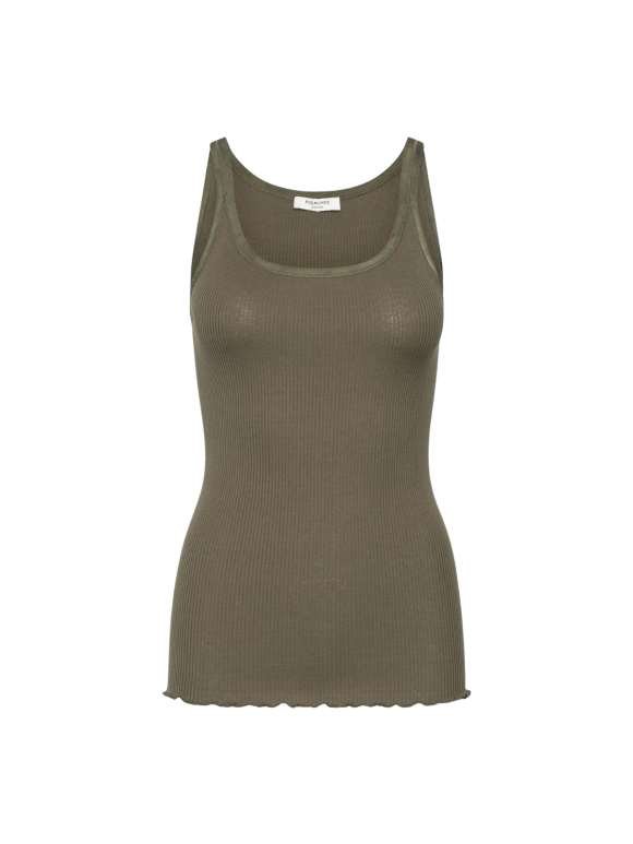 ROSEMUNDE - RWBELLE U-NECK STRAP ELASTIC TOP ROSEMUNDE - RWBELLE U-NECK STRAP ELASTIC TOP