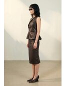 TAKTIL - AT-LILY LEATHER PENCIL SKIRT TAKTIL - AT-LILY LEATHER PENCIL SKIRT