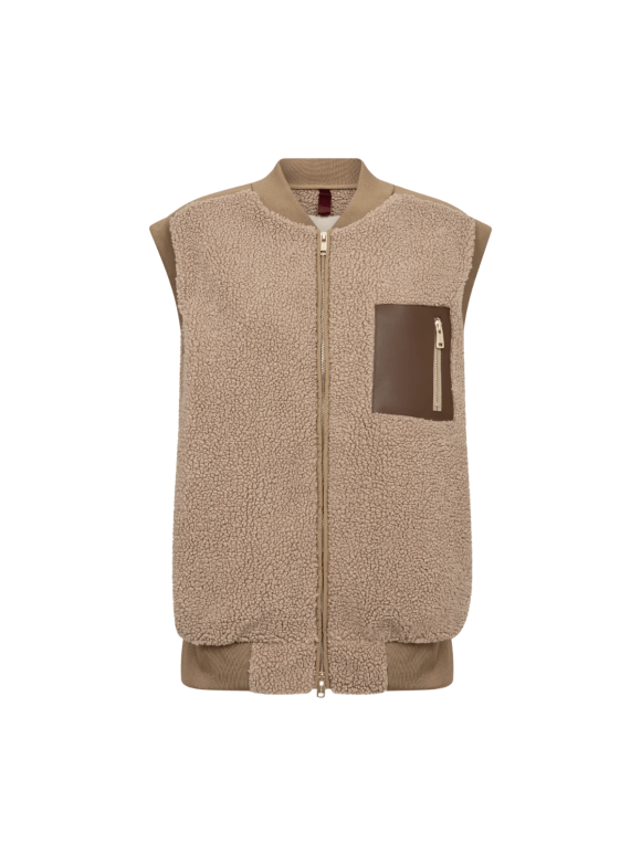 Mos Mosh - MMJOVO TEDDY VEST Mos Mosh - MMJOVO TEDDY VEST