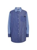 HAUTE L'AMITIÉ - BLUE MIX STRIPE SHIRT HAUTE L'AMITIÉ - BLUE MIX STRIPE SHIRT