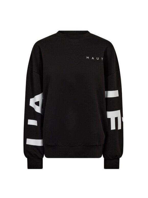 HAUTE L'AMITIÉ - MAXI SPLIT LOGO SWEAT