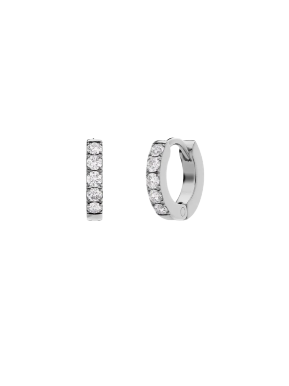 EDBLAD - GLOW HOOPS SILVER S EDBLAD - GLOW HOOPS SILVER S