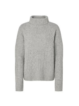 RABENS SALONER - PATCHWORK KNIT SWEATER - ANLI