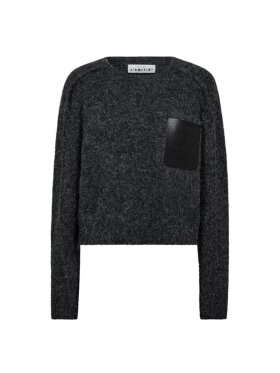 HAUTE L'AMITIÉ - DARCIA REVERSE CROP POCKET KNIT
