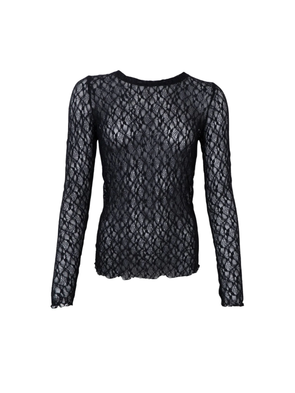 Black Colour - BCCECILY LACE BLOUSE Black Colour - BCCECILY LACE BLOUSE