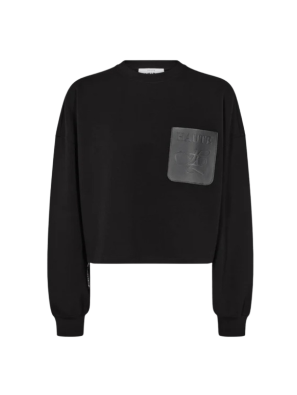 HAUTE L'AMITIÉ - MAXI CROP ZIP POCKET SWEAT HAUTE L'AMITIÉ - MAXI CROP ZIP POCKET SWEAT