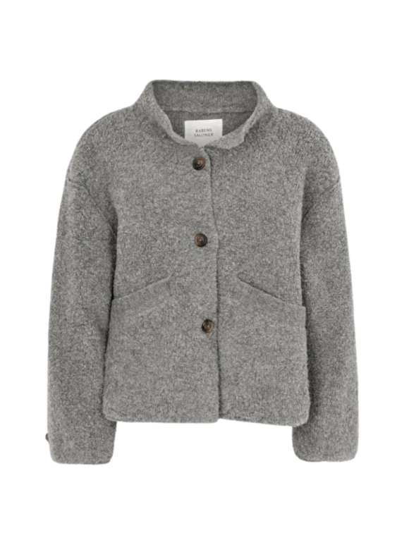 RABENS SALONER - SHEEP KNIT REVERSE JACKET RABENS SALONER - SHEEP KNIT REVERSE JACKET