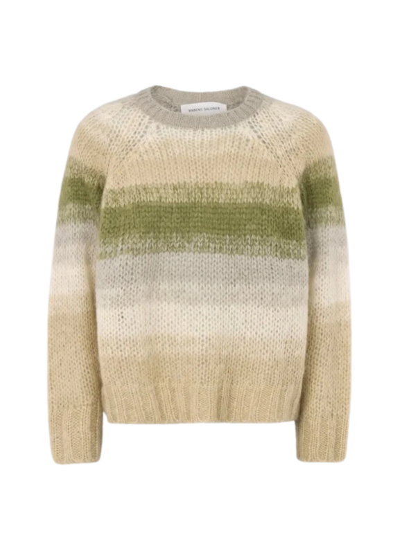 RABENS SALONER - BLURRED YARN BOXY SWEATER - JASMIN RABENS SALONER - BLURRED YARN BOXY SWEATER - JASMIN