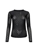 Black Colour - BCJENNIE DOTTED MESH BLOUSE Black Colour - BCJENNIE DOTTED MESH BLOUSE