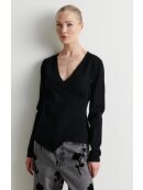 SECOND FEMALE - STINA KNIT WRAP V-NECK SECOND FEMALE - STINA KNIT WRAP V-NECK