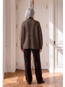 TAKTIL - AT-DANIELLE SLIT CARDIGAN