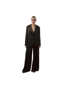 WITH BLACK - WBLLUNA SATEEN BLAZER