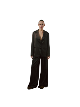WITH BLACK - WBLLUNA SATEEN BLAZER
