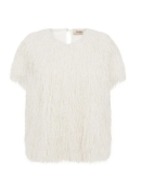 Mos Mosh - MMBRIM O-SS FAUX FUR TEE Mos Mosh - MMBRIM O-SS FAUX FUR TEE