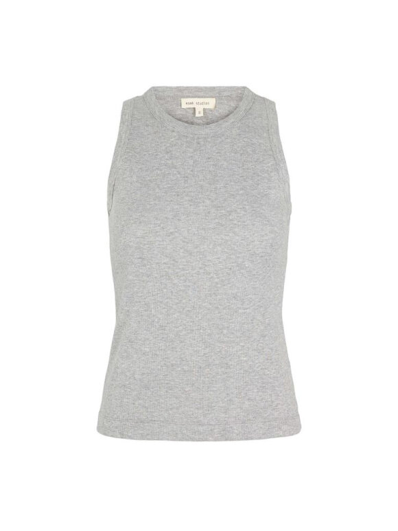 ESMÉ STUDIOS - ES BLOSSOM SS O-NECK RIB TANK
